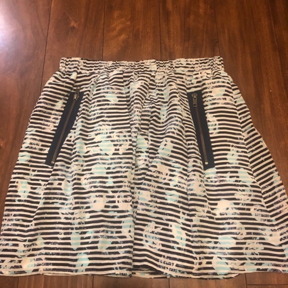 PJK Patterson J. Kincaid Silk Double Zipper Skirt - Picture 3 of 4